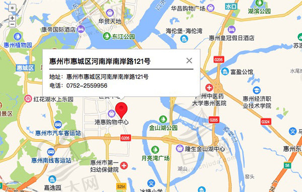 惠州麦芽口腔医院来院路线图