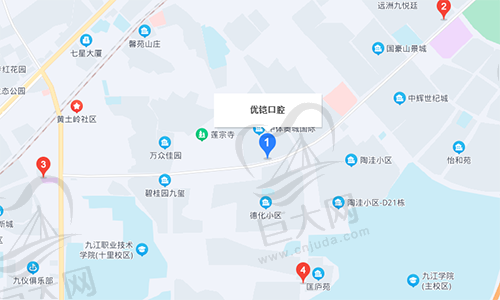 江西九江濂溪优铠口腔门诊部地理位置