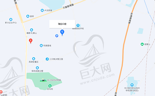 长沙湘齿口腔门诊部地理位置