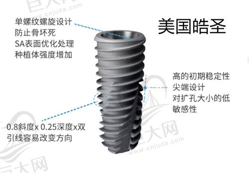 美国皓齿种植体