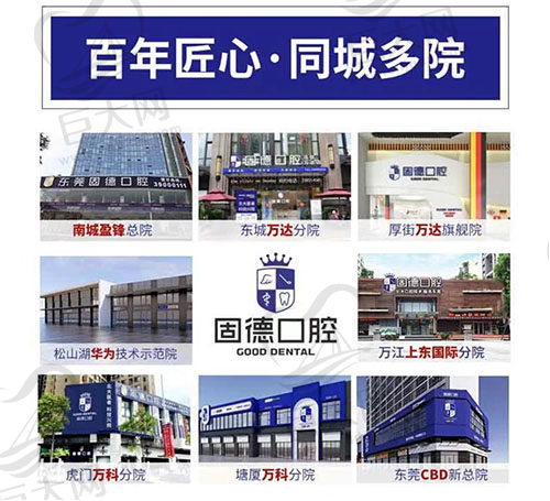 东莞固德口腔门店分布