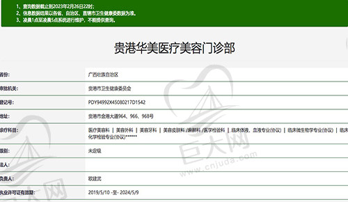 贵港华美医疗美容门诊部