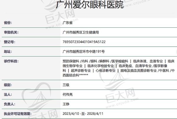 广州爱尔眼科医院