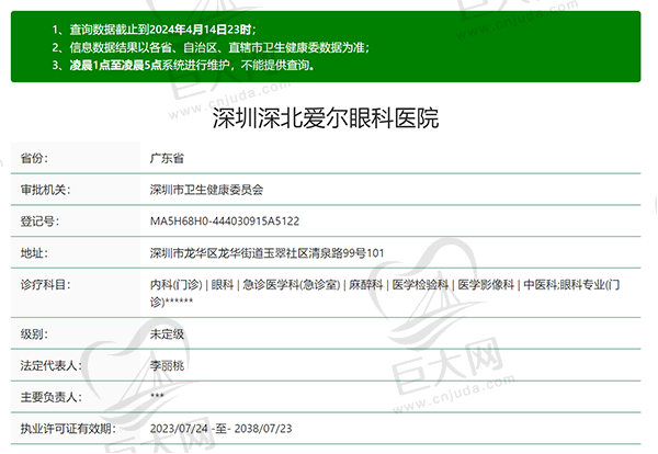 深圳深北爱尔眼科医院