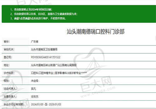 汕头德瑞口腔医院的资质正规吗