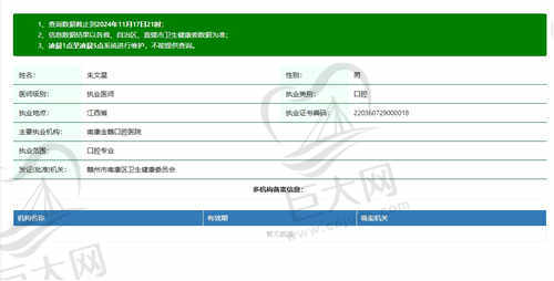 南康金赣口腔医院朱文星医生擅长项目